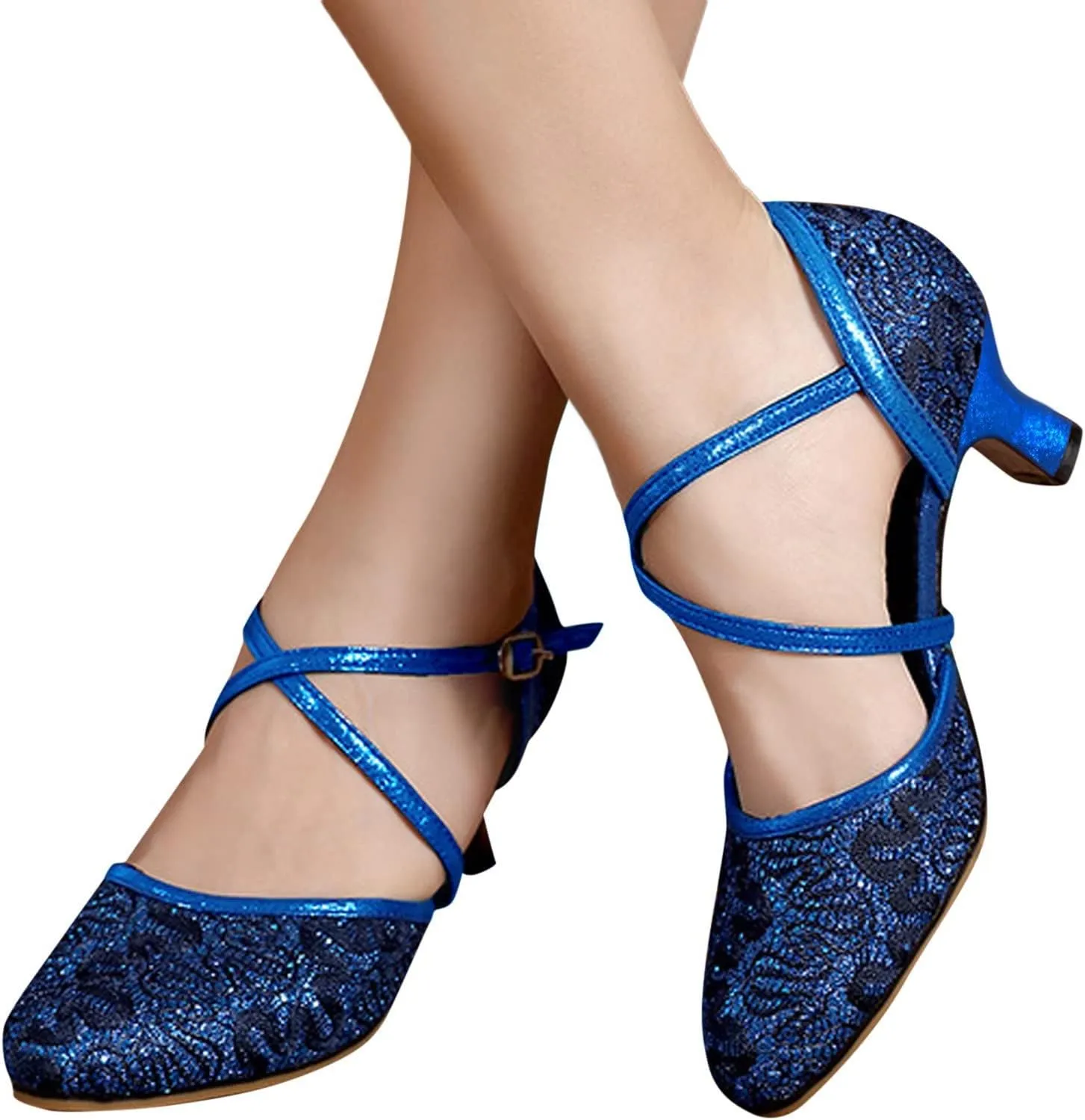 Women's Dance Sandals Color Fashion Sequins Prom Ballroom Latin Dance Shoes Sandals Colorful Sandals for Women