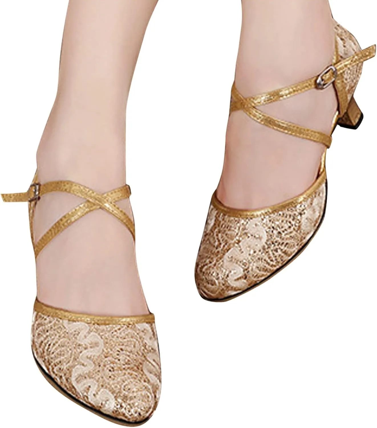 Women's Dance Sandals Color Fashion Sequins Prom Ballroom Latin Dance Shoes Sandals Colorful Sandals for Women