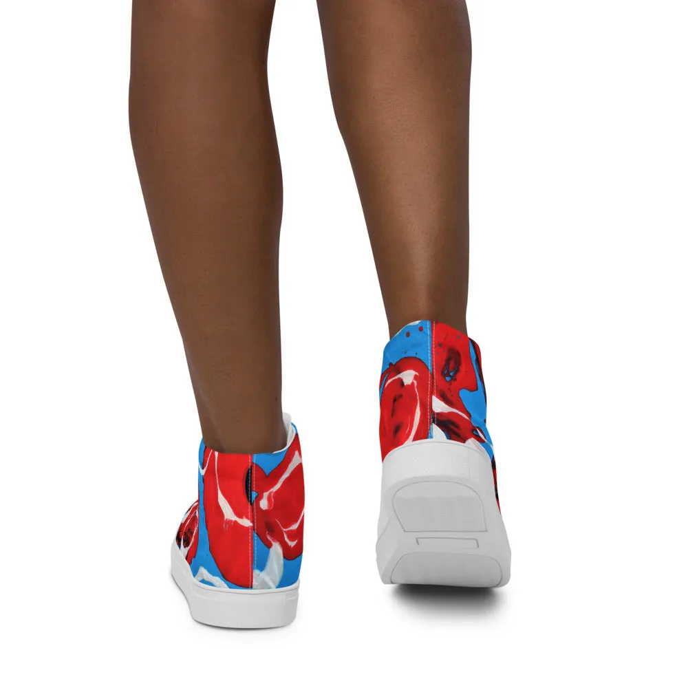 Womens High Top Canvas Shoes 113