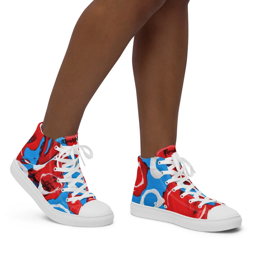 Womens High Top Canvas Shoes 113
