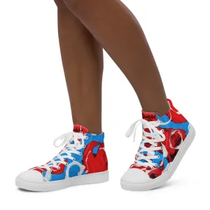 Womens High Top Canvas Shoes 113