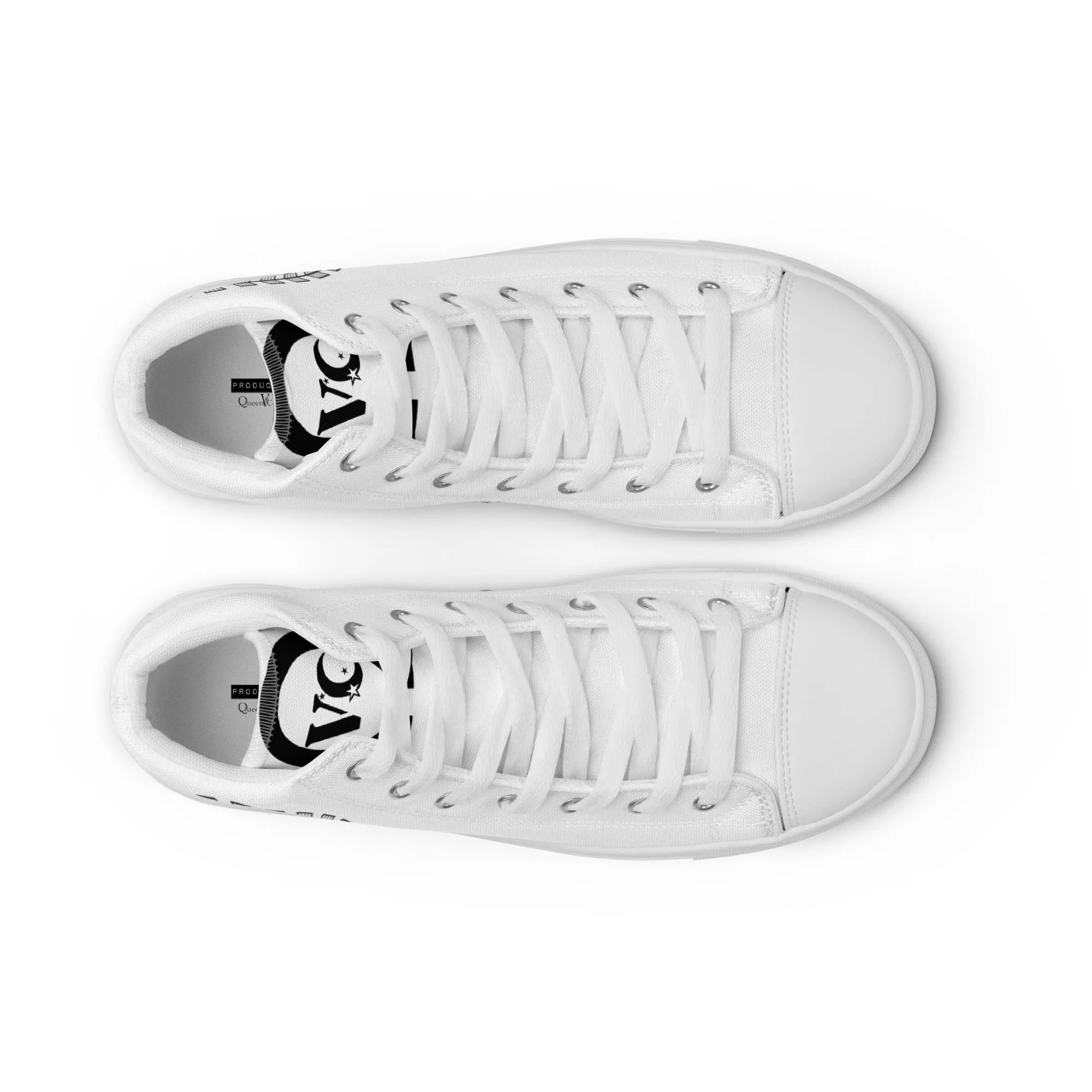 Womens high top canvas shoes