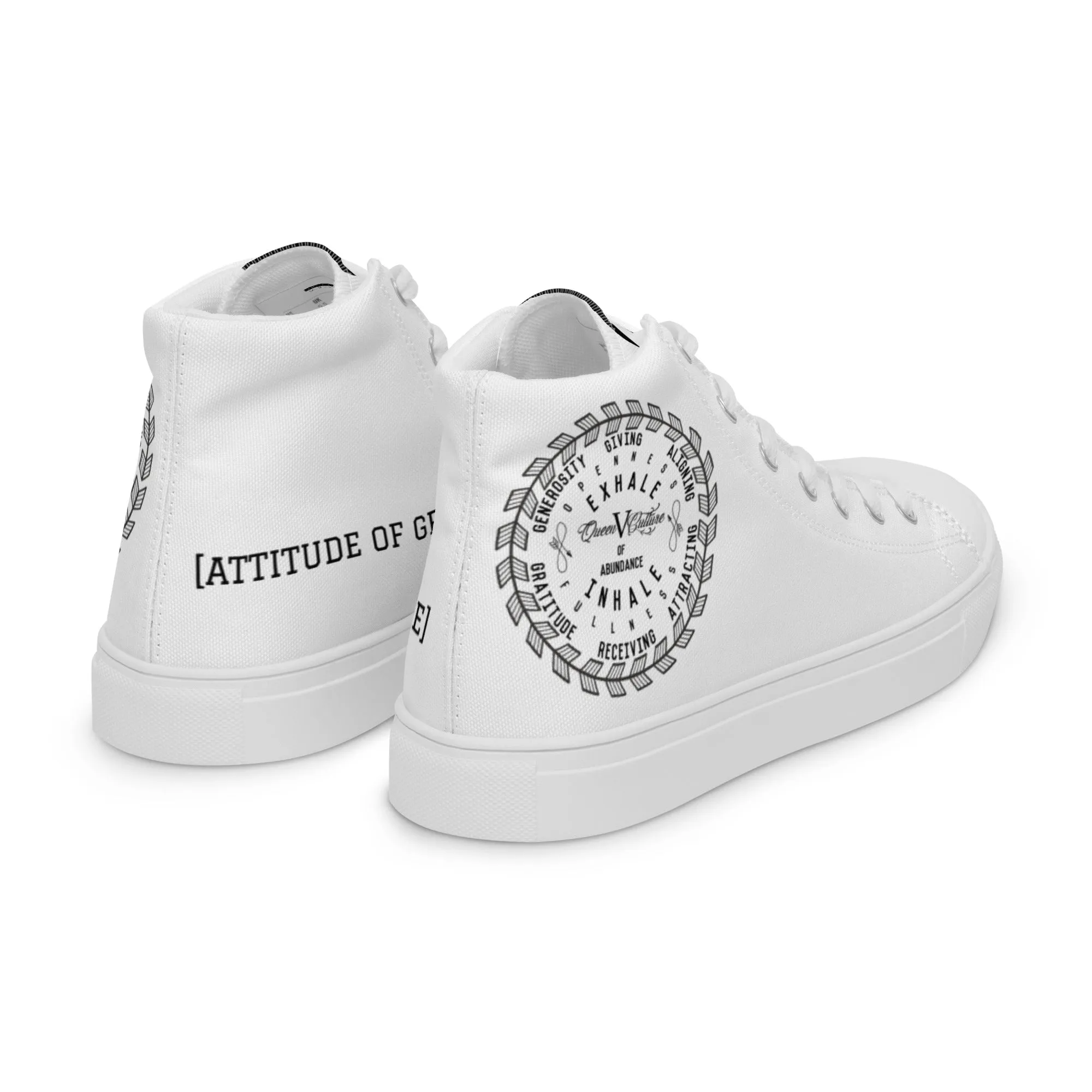 Womens high top canvas shoes