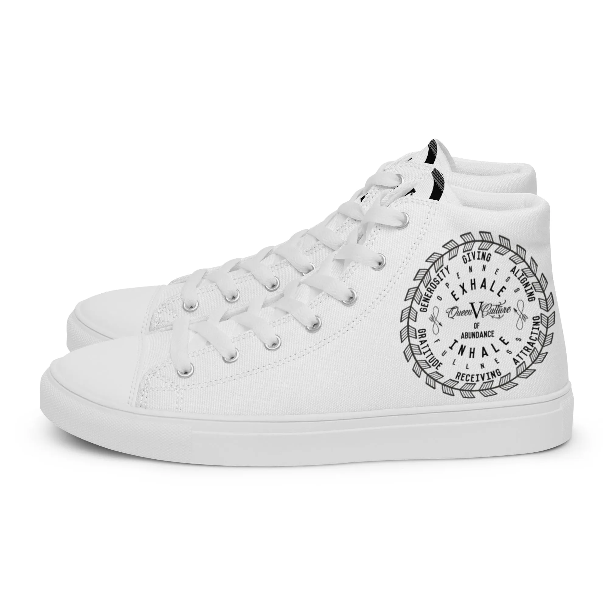 Womens high top canvas shoes