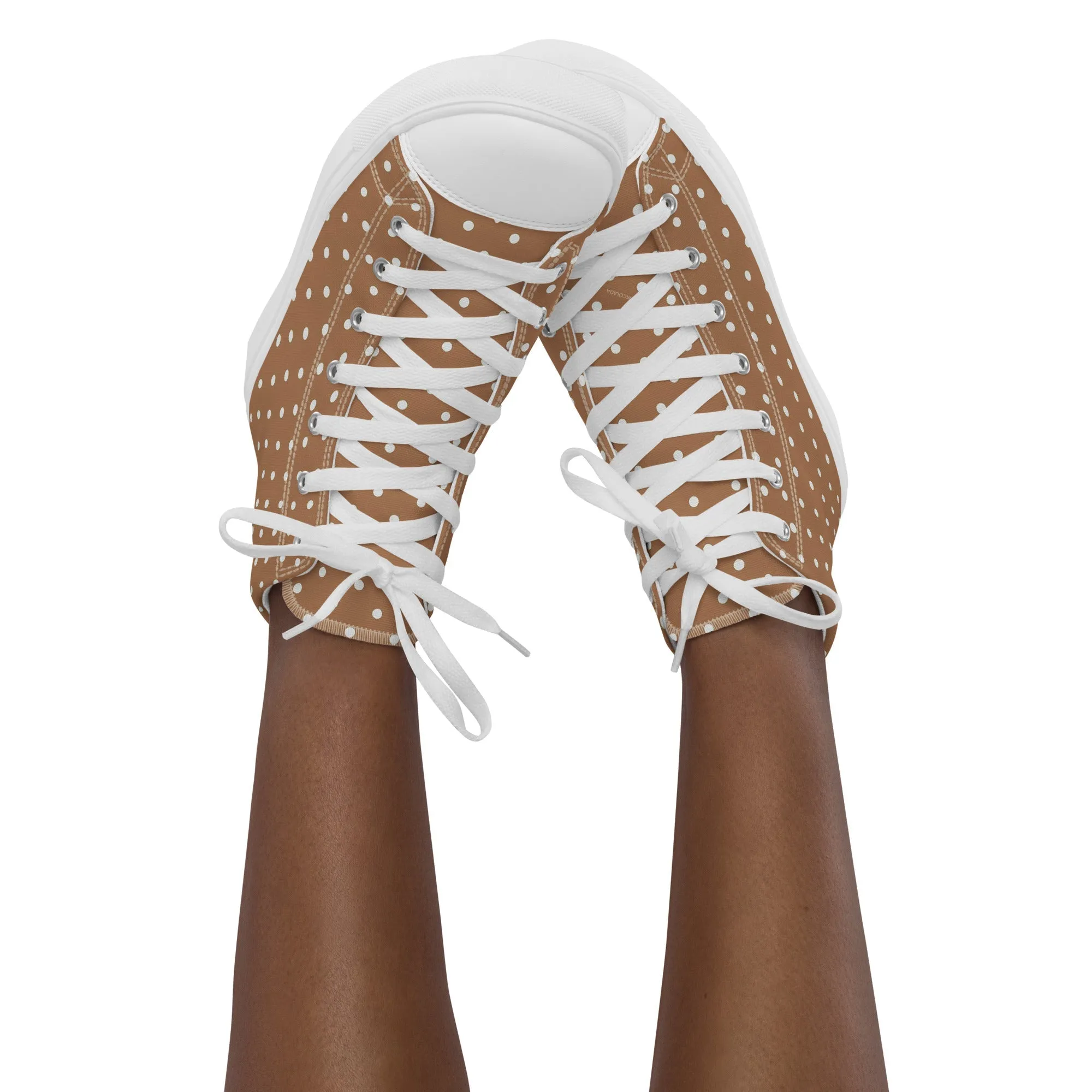 Womens high top canvas shoes
