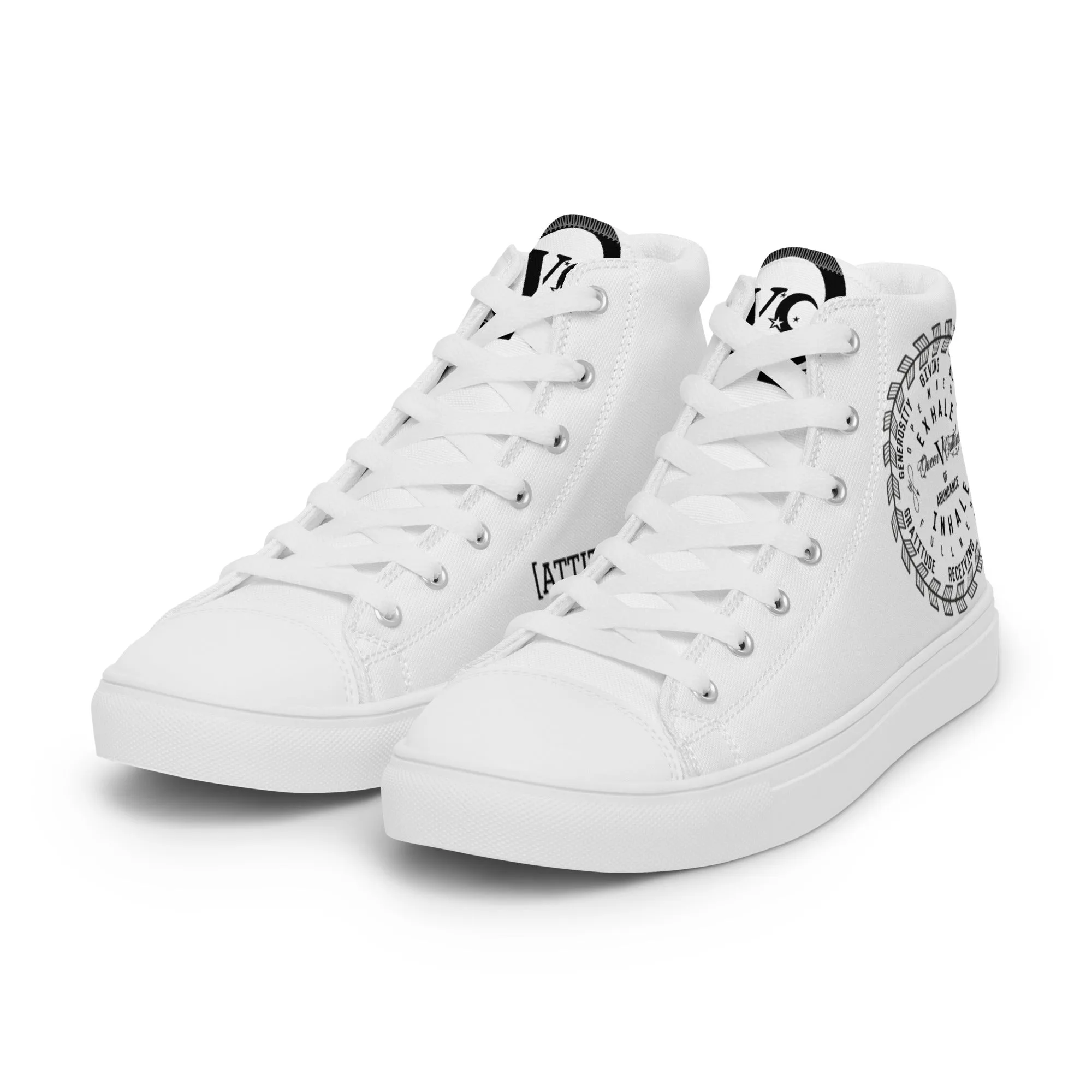 Womens high top canvas shoes