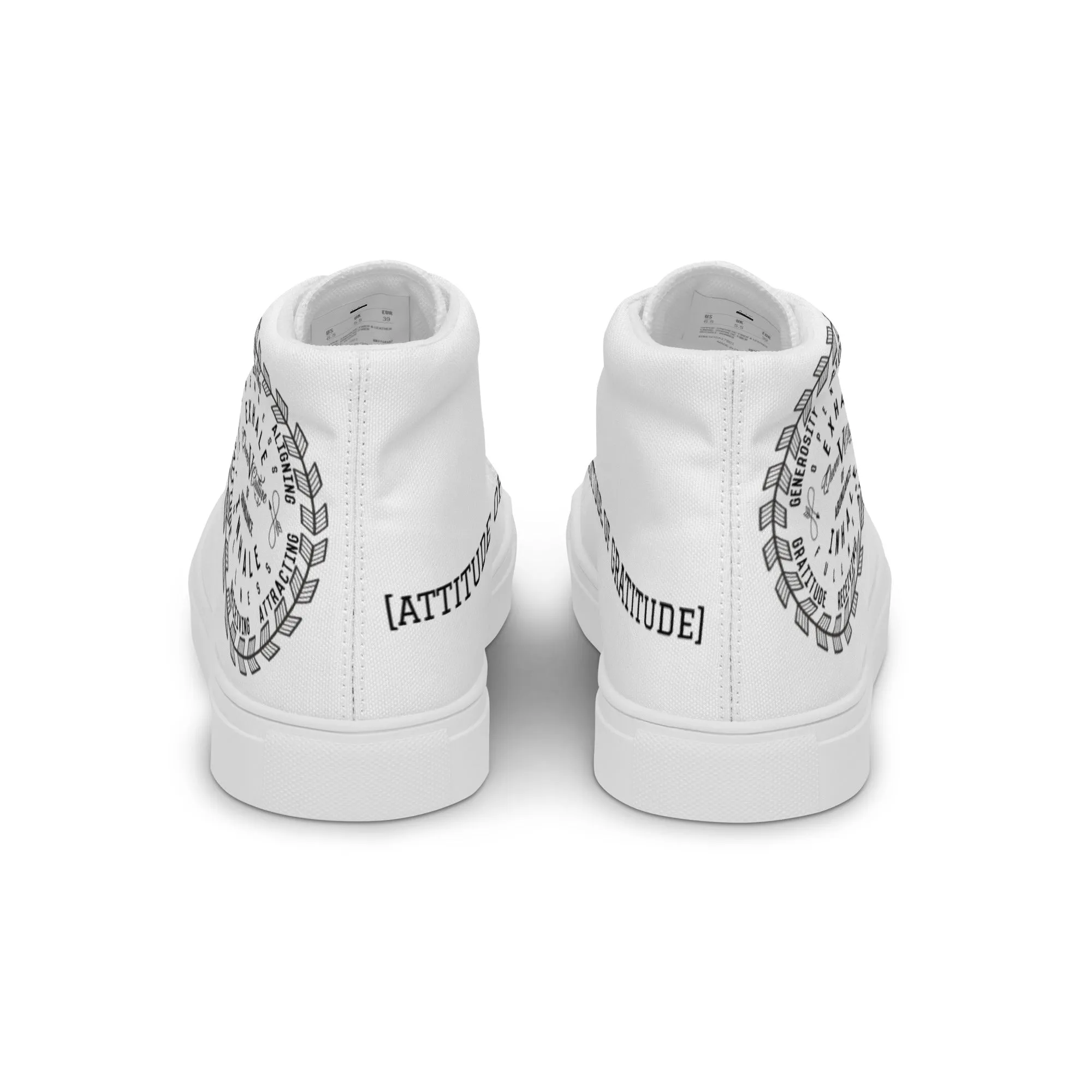 Womens high top canvas shoes