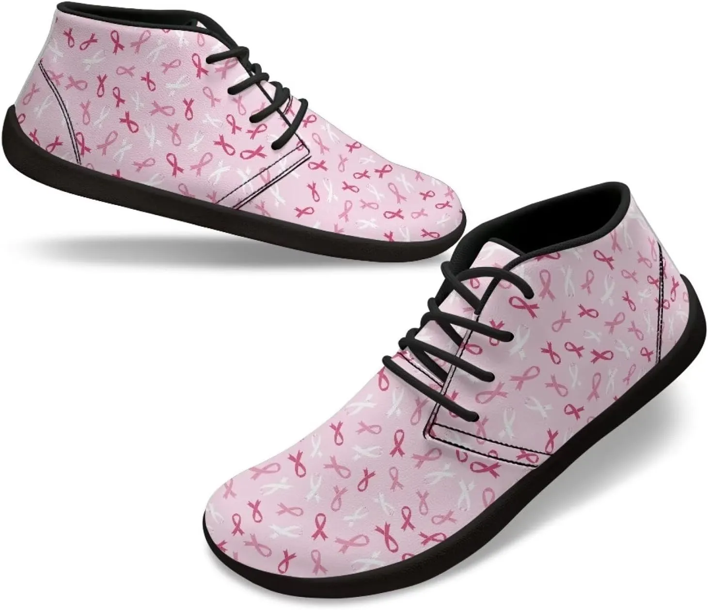Women's Minimalist Barefoot Shoes | Wide Wide Toe Box Fashion Sneaker | Zero Drop Workout Tennis Training Sneaker US 6-13.5