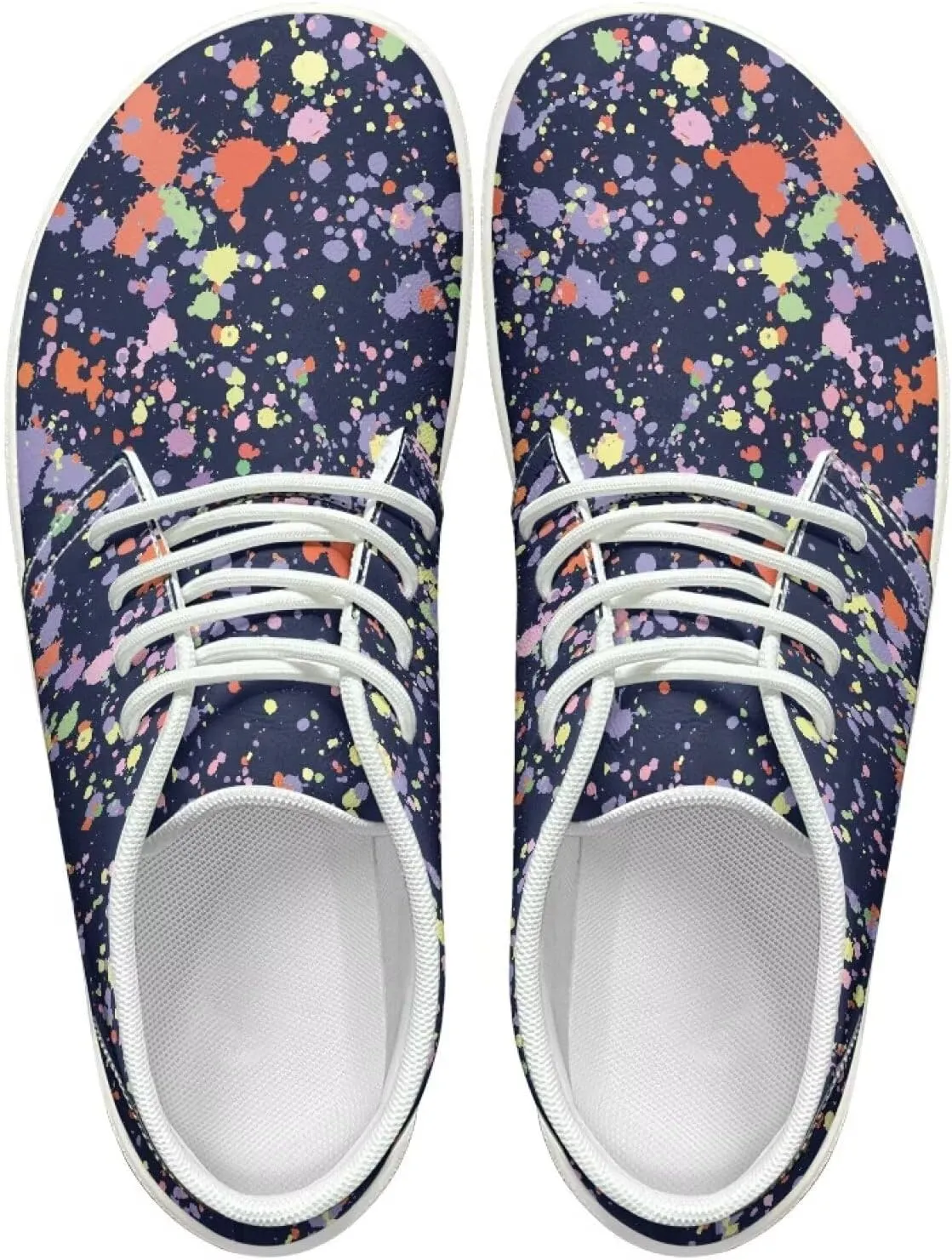Women's Minimalist Barefoot Shoes | Wide Wide Toe Box Fashion Sneaker | Zero Drop Workout Training Sneaker US 6-13.5