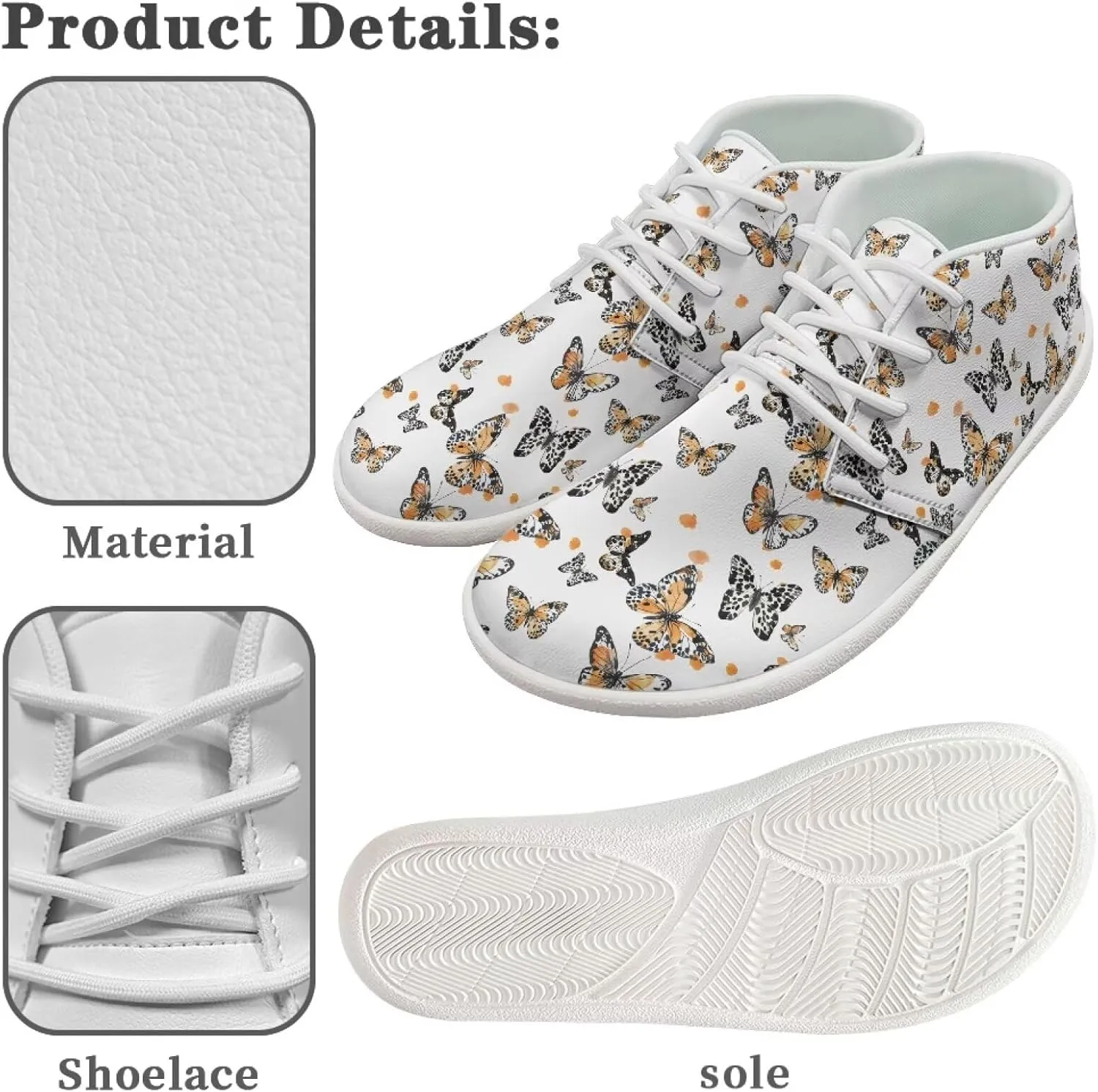 Women's Minimalist Barefoot Shoes | Wide Wide Toe Box Fashion Sneaker | Zero Drop Workout Training Sneaker US 6-13.5