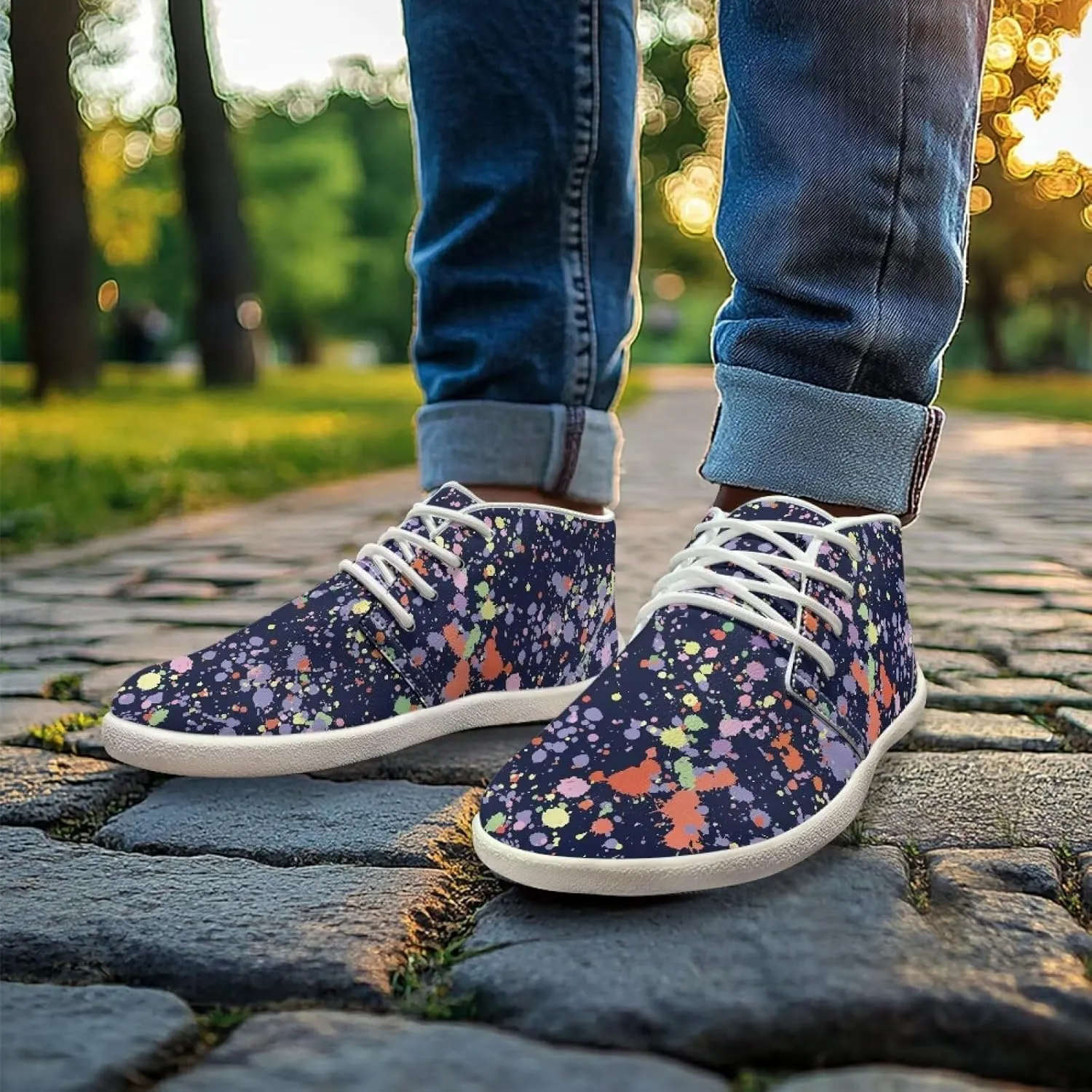 Women's Minimalist Barefoot Shoes | Wide Wide Toe Box Fashion Sneaker | Zero Drop Workout Training Sneaker US 6-13.5