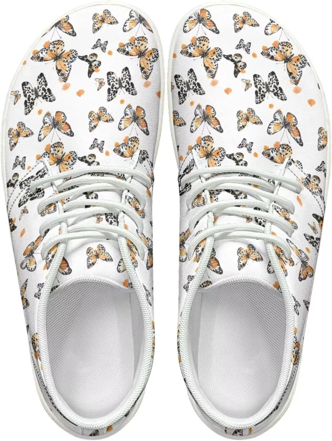 Women's Minimalist Barefoot Shoes | Wide Wide Toe Box Fashion Sneaker | Zero Drop Workout Training Sneaker US 6-13.5