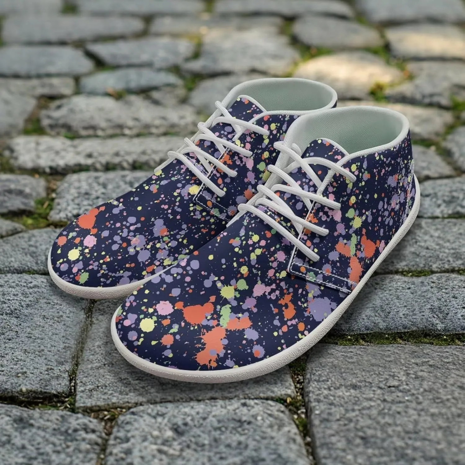 Women's Minimalist Barefoot Shoes | Wide Wide Toe Box Fashion Sneaker | Zero Drop Workout Training Sneaker US 6-13.5