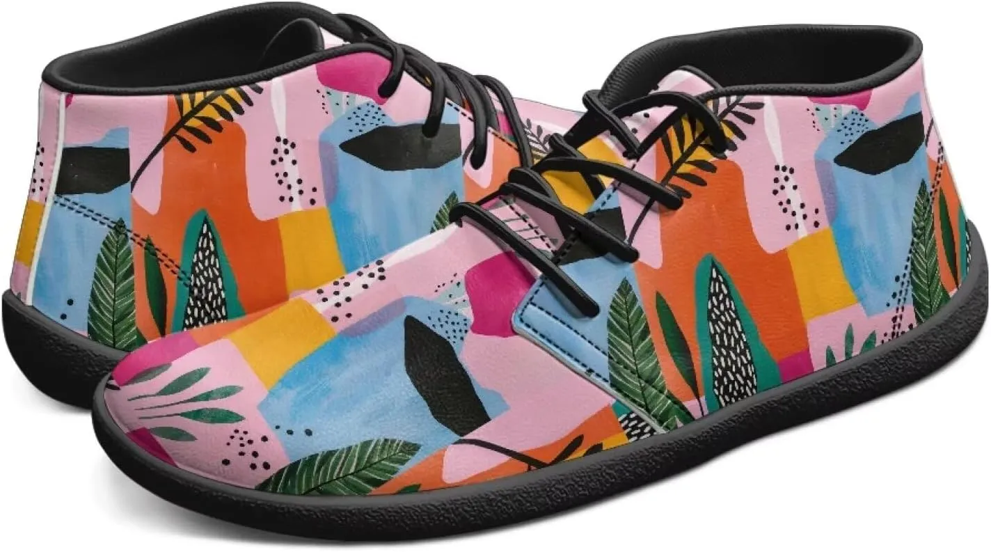 Women's Minimalist Barefoot Shoes | Wide Wide Toe Box Fashion Sneaker | Zero Drop Workout Walking Tennis Shoes US 6-13.5