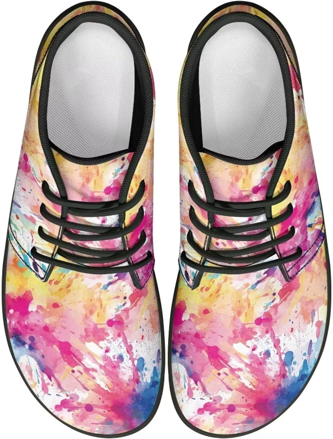 Women's Minimalist Barefoot Shoes | Wide Wide Toe Box Fashion Sneaker | Zero Drop Workout Walking Tennis Shoes US 6-13.5