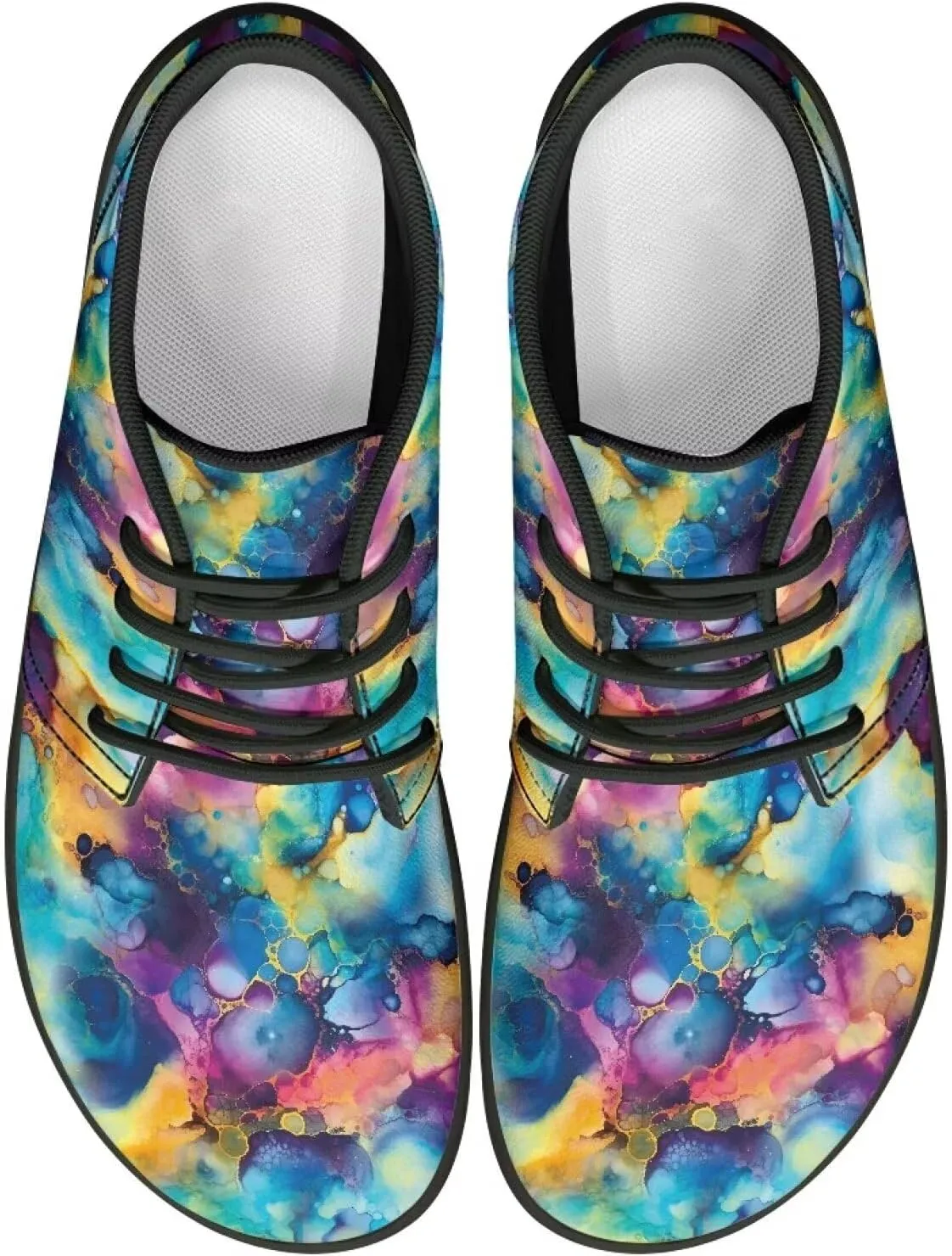 Women's Minimalist Barefoot Shoes | Wide Wide Toe Box Fashion Sneaker | Zero Drop Workout Walking Tennis Shoes US 6-13.5