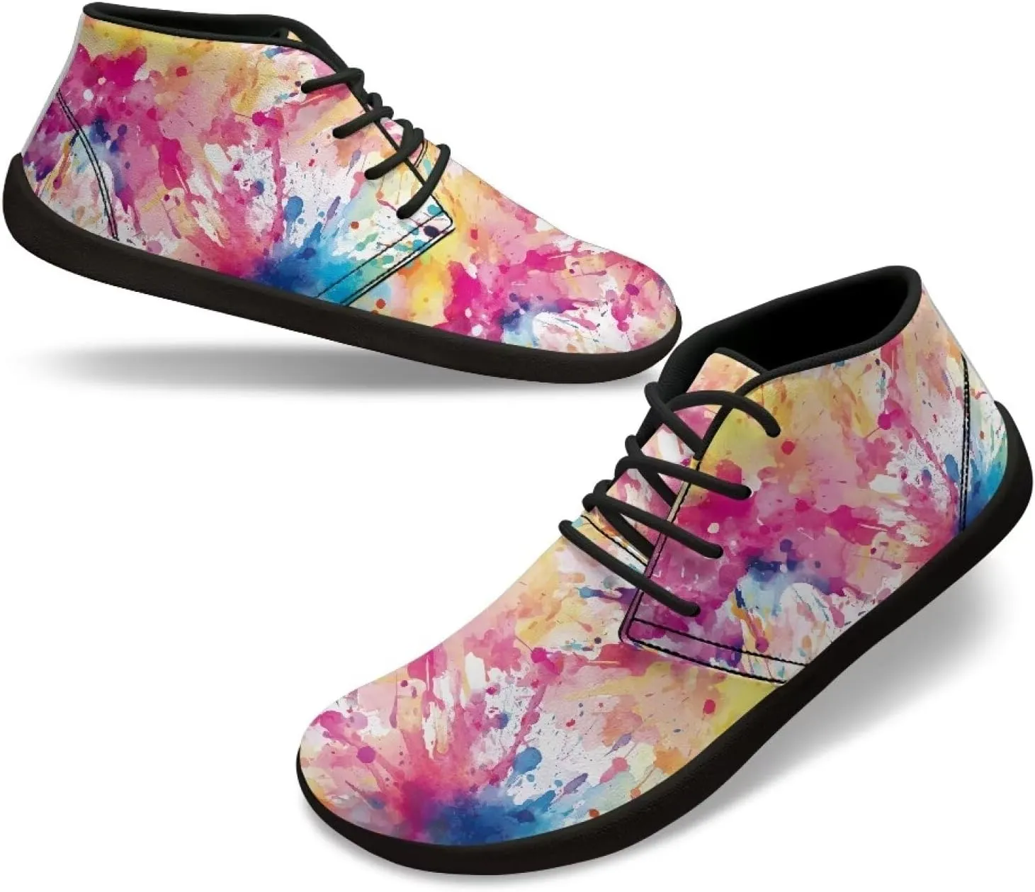 Women's Minimalist Barefoot Shoes | Wide Wide Toe Box Fashion Sneaker | Zero Drop Workout Walking Tennis Shoes US 6-13.5