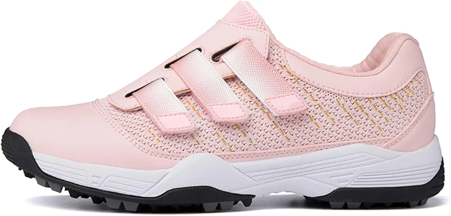 Womens Slip on Golf Shoes Non-Slip Breathable Workout Trainers Lightweight Gym Sneakers
