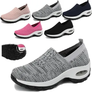 Women's Sports Shoes, air Cushion Shoes, Body Shaping Shoes, Women's Slip-on Corrective Shoes, Arch Support Sports Shoes
