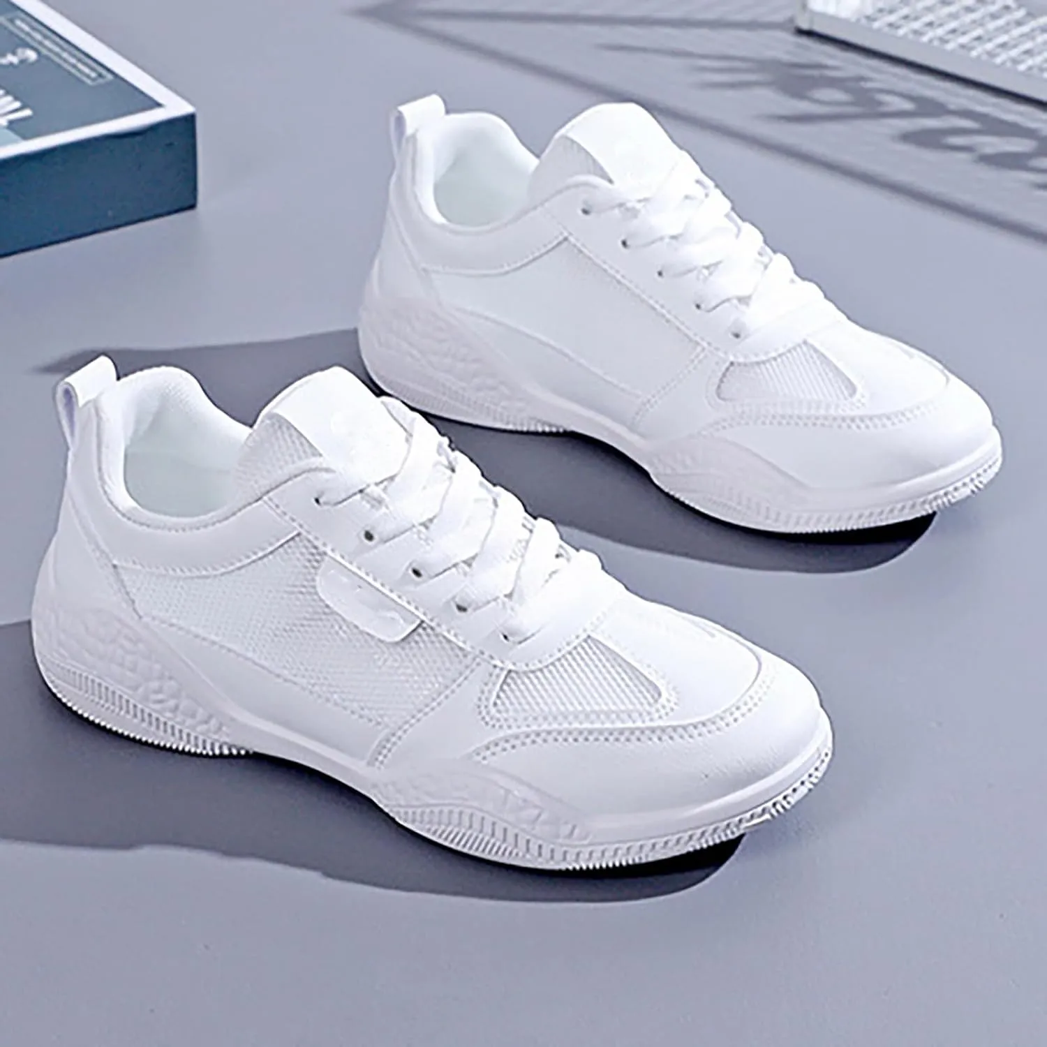 Women's Walking Sock Shoes Elastic Knit Lightweight Womens Tennis Shoes Wide Width Casual Shoes Black Platform Sneaker White Tennis Shoe Cross Trainer Shoe
