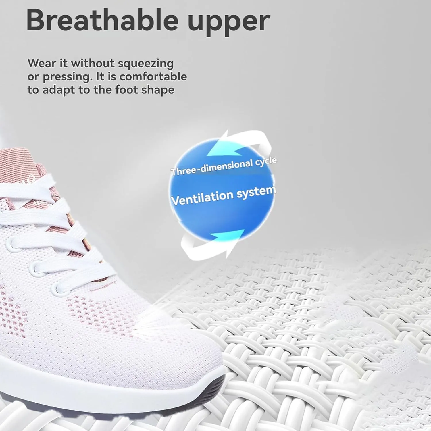 ZWRXW Running Shoes for Women Men Unisex Non-Slip Tennis Gym Workout Athletic Shoes Comfortable Lightweight Breathable Walking Sneakers Summer Fashion Sneaker Footwear
